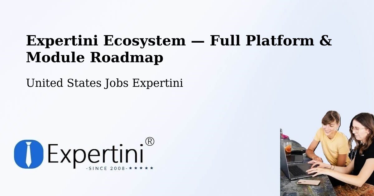 Expertini Ecosystem — Full Platform & Module Roadmap – Pitman