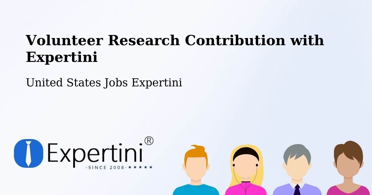 Volunteer Research Contribution Program – Pitman - United States Jobs Expertini